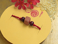 Terracotta ❂ Handmade . Rakhi { c }